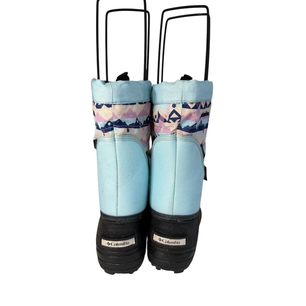 Columbia Youth Powderbug Plus II Print winter snow‎ boot Size 1Y No Box